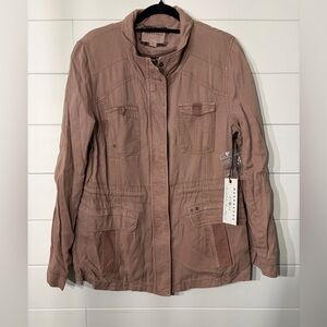Women's Utility Jacket in Dusty Rose